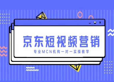 京东短视频营销项目，专业MCN机构一对一实操教学-网创之家