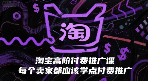 淘宝高阶付费推广课，每个卖家都应该学点付费推广-网创之家