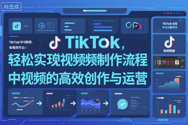 TikTok中视频制做流程，轻松实现Tk中视频的高效创作与运营-网创之家