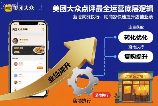 美团大众点评最全运营底层逻辑，落地就能执行，助商家快速提升店铺业绩-网创之家