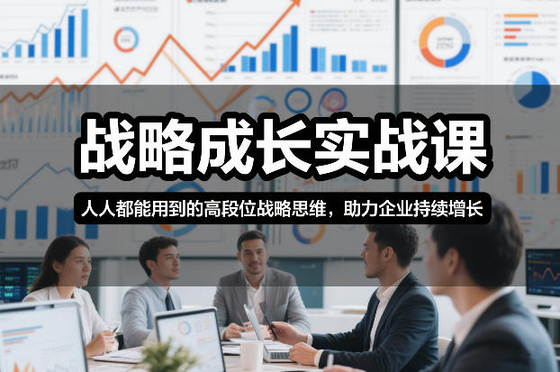 战略成长实战课，人人都能用到的高段位战略思维，助力企业持续增长-网创之家