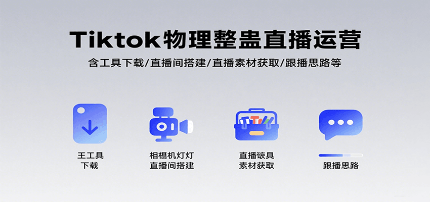 Tiktok物理整蛊直播运营，包含工具下载/直播间搭建/直播素材获取/跟播思路等-网创之家