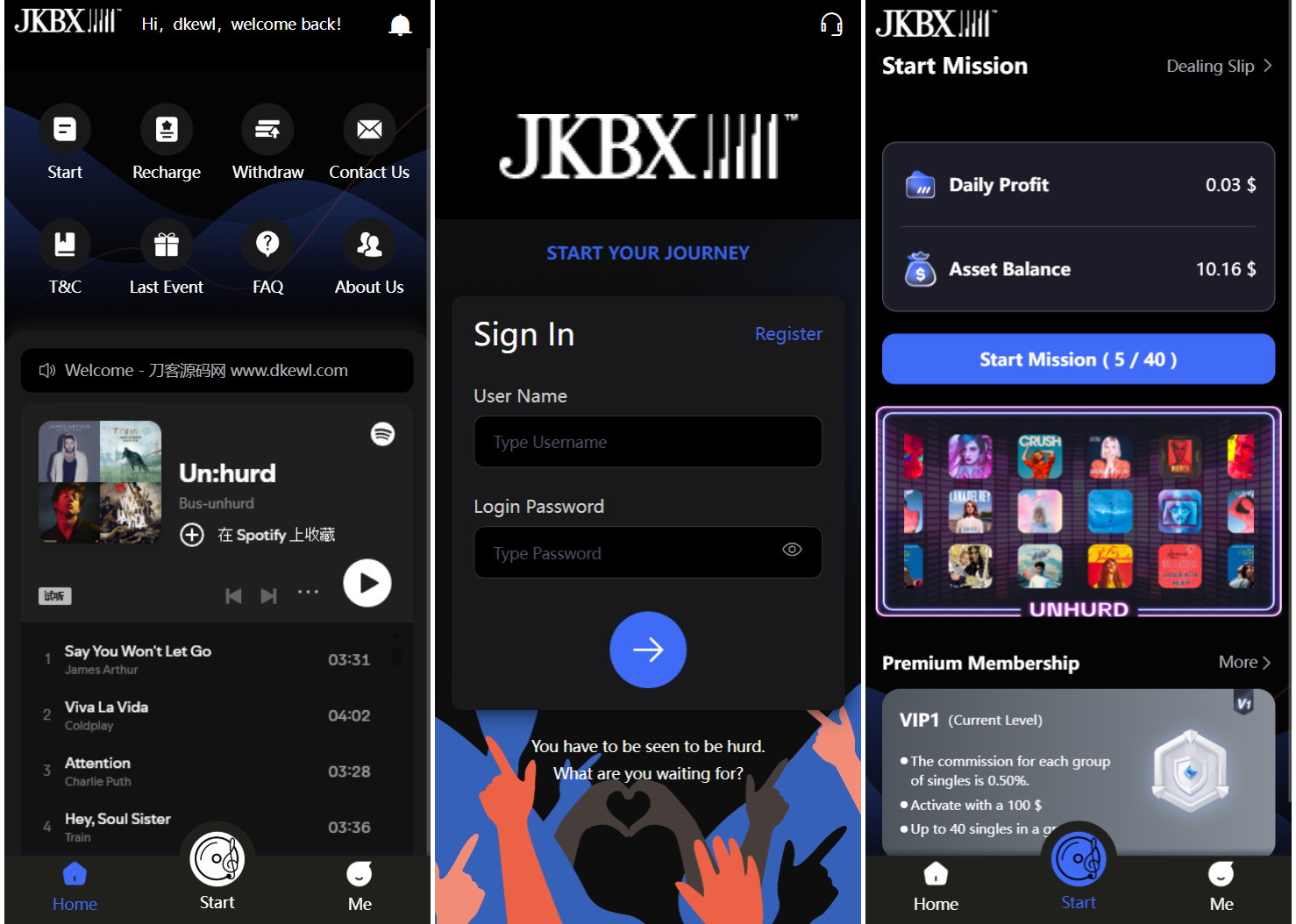 JKBX海外音乐抢单系统源码 Thinkphp框架 附教程-网创之家